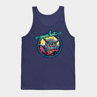 Super Hoot, Funny Owl Design for Musicians Tank Top